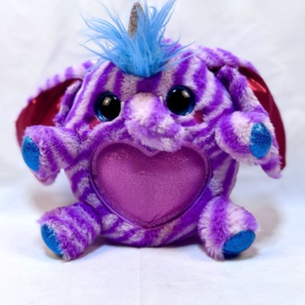 Zuru Rainbocorns Wild Hearts Surprise  11" ELEPHANTCORN stuffed plush striped El